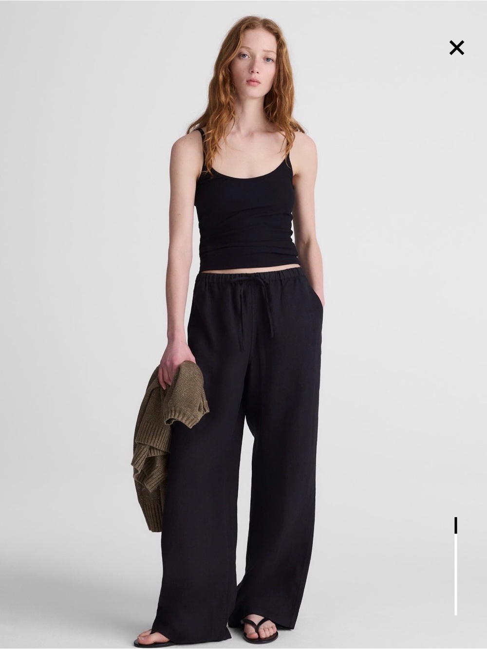 Madewell Tall Pull-On Pants in 100% Linen